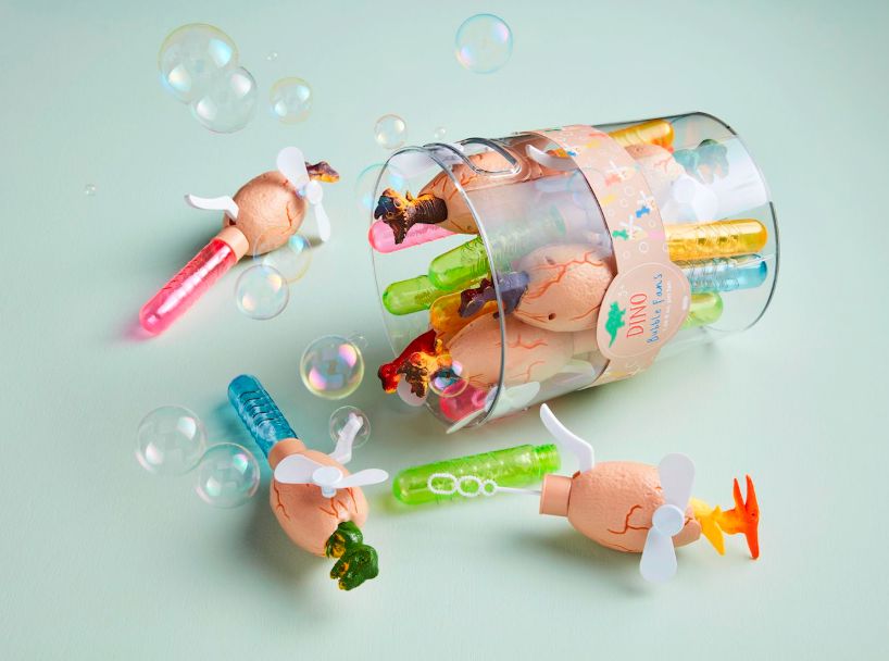 Dino Bubble Fans Activity Toy MudPie 