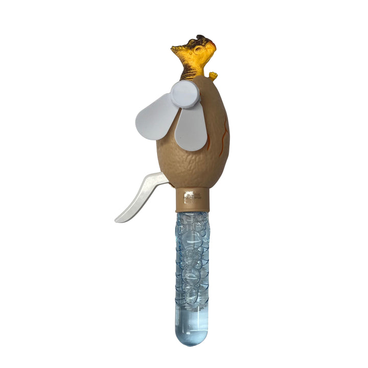Dino Bubble Fans Activity Toy MudPie Brown Dino 