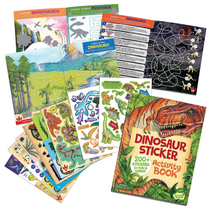 Dinosaur Sticker Activity Book Book MindWare 