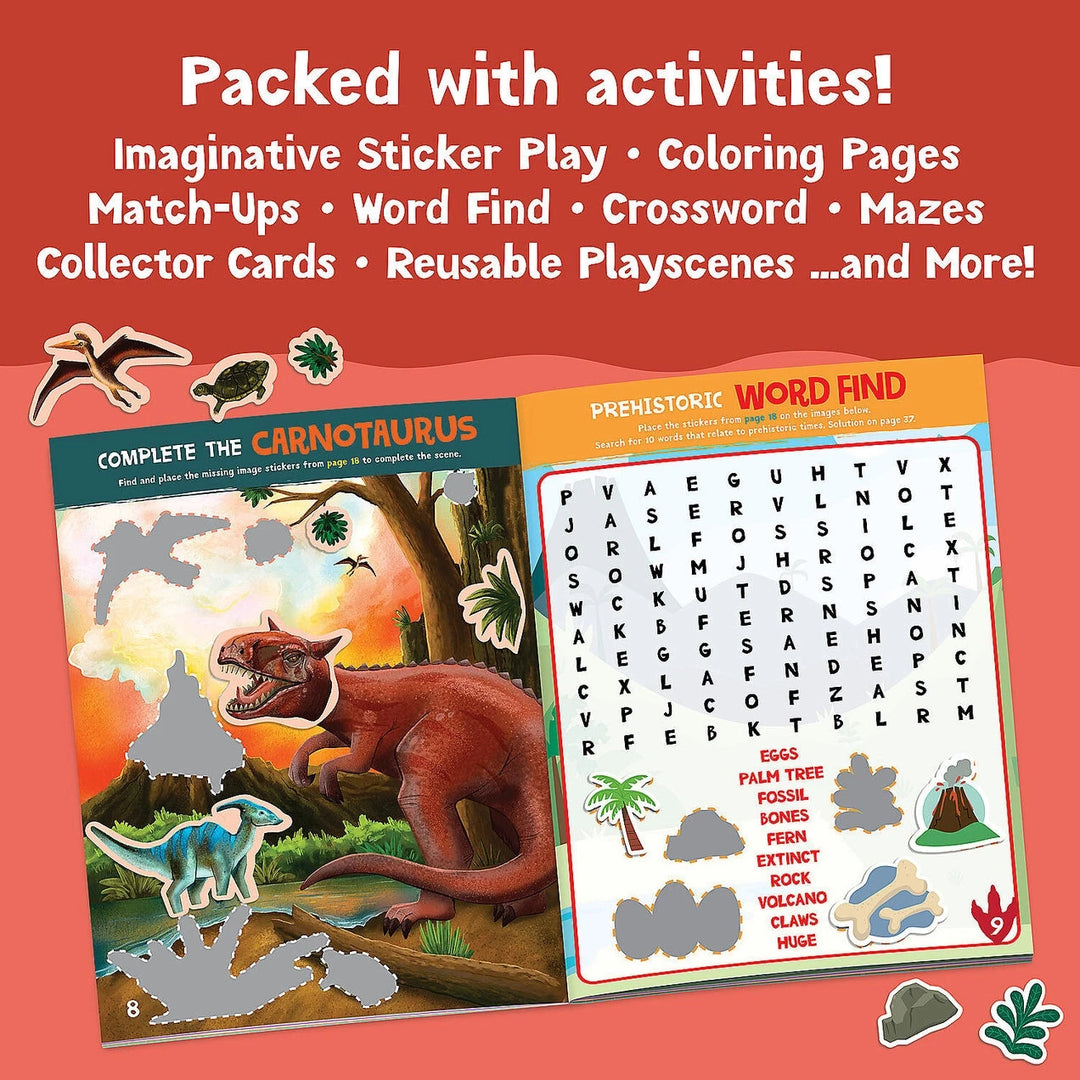 Dinosaur Sticker Activity Book Book MindWare 