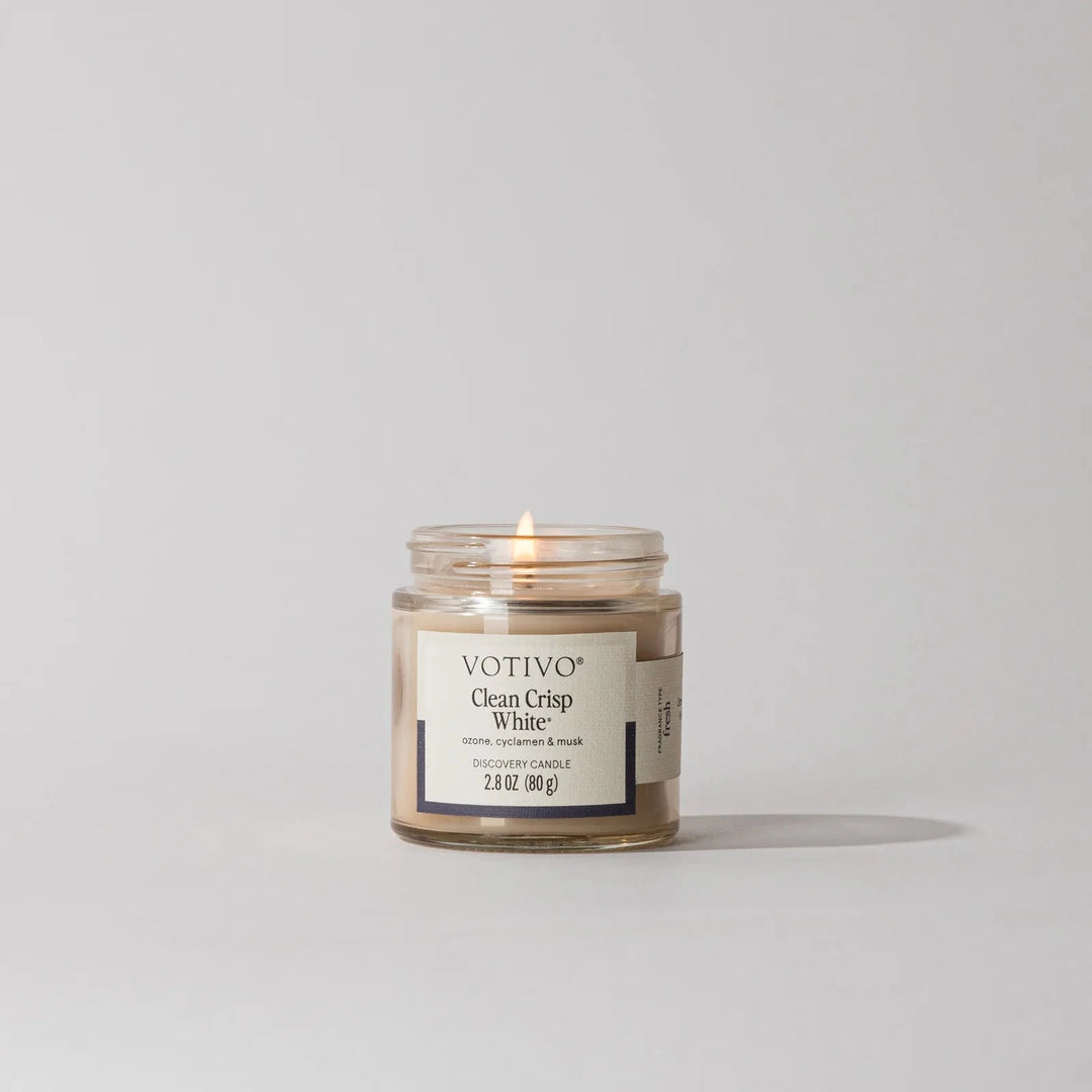 Discovery Candle - Clean Crisp White Candle Votivo 