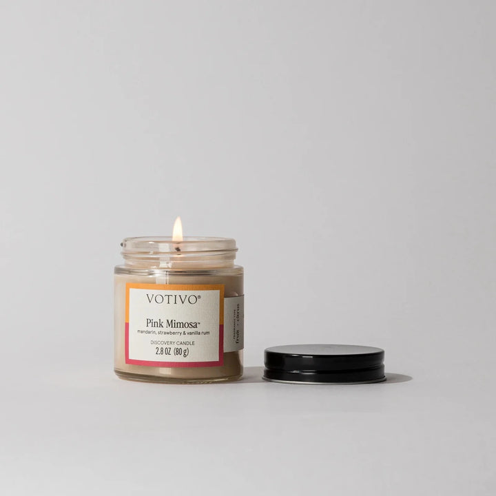 Discovery Candle - Pink Mimosa Candle Votivo 