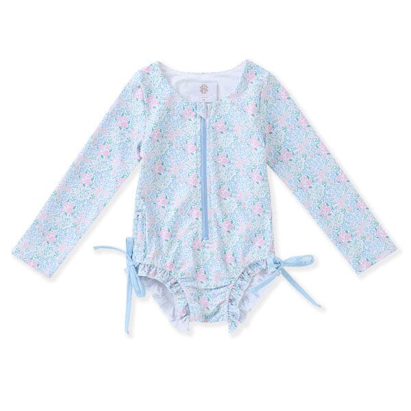 Ditsy Bloom Rashguard Swimsuit Girl Bathing Suit Swoon Baby 