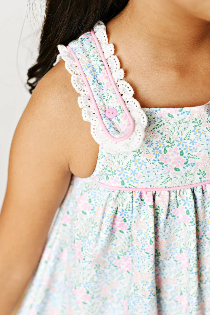 Ditsy Eyelet Dress Girl Dress Swoon Baby 