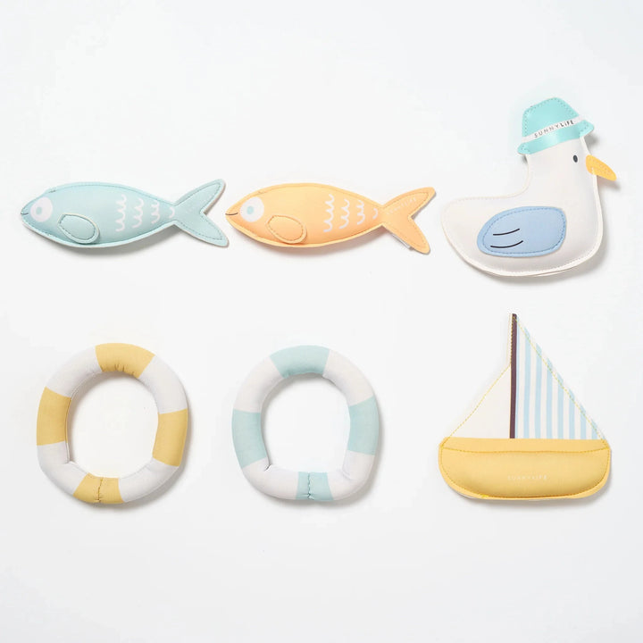 Dive Buddies - Sid the Seagull Set of 6 Pool Toys Sunny Life 