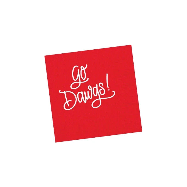 Do Dawgs! Script Cocktail Napkins Cocktail Napkins Natalie Chang 