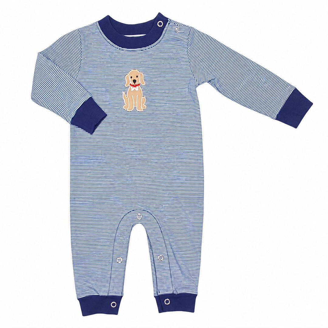 Dog Applique Boy's Romper Boy Romper Ishtex 