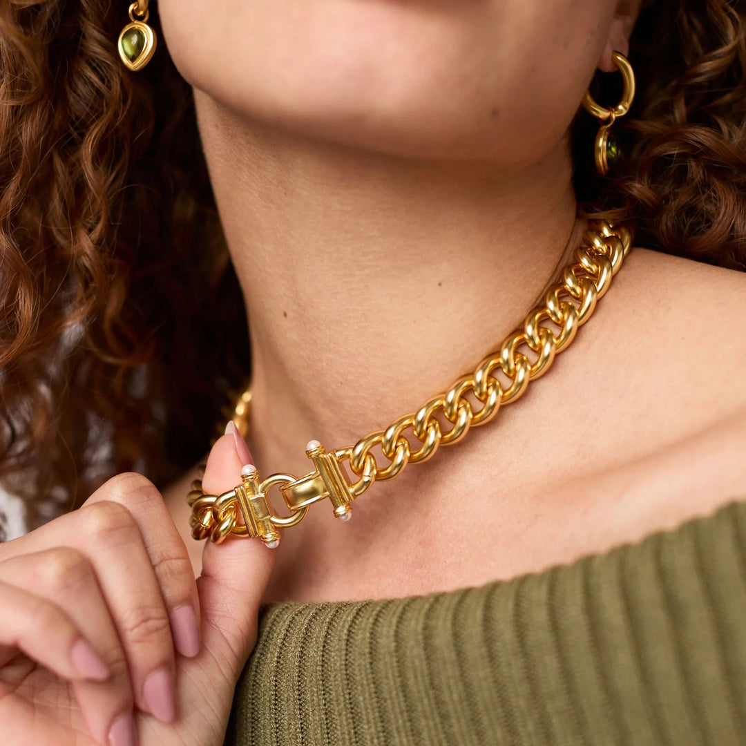 Dolce Link Necklace - Pearl Womens Necklace Julie Vos 