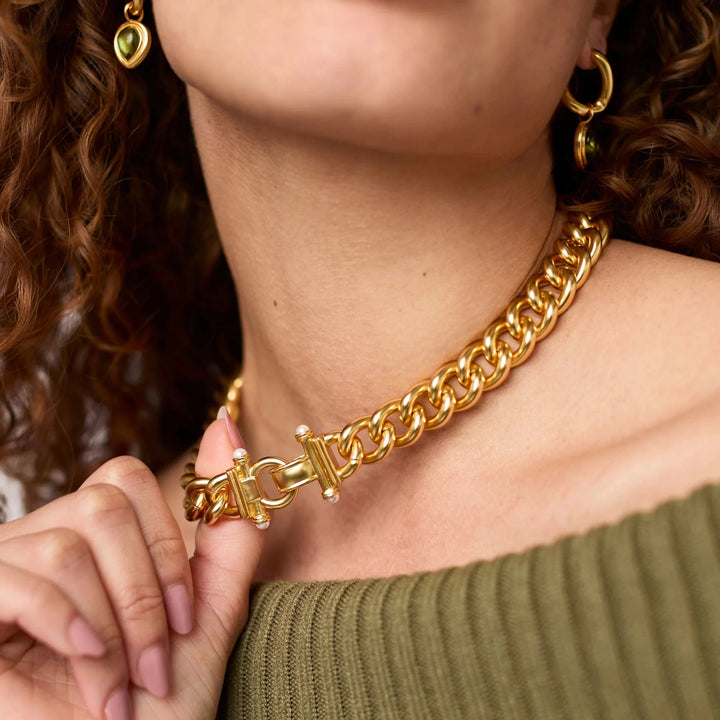 Dolce Link Necklace - Pearl Womens Necklace Julie Vos 