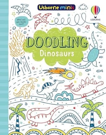 Doodling Dinosaurs Mini Activity Book Book Harper Collins 