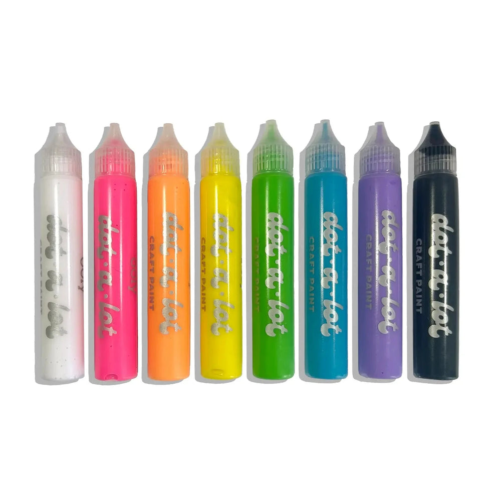 Dot-A-Lot Dimensional Craft Paint - Bright Coloring Supplies Ooly 