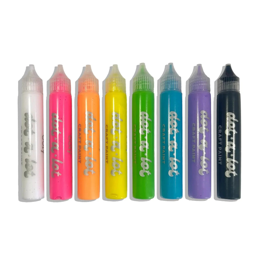 Dot-A-Lot Dimensional Craft Paint - Bright Coloring Supplies Ooly 