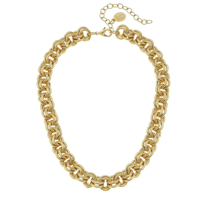 Double Link Chain Necklace Womens Necklace Susan Shaw 