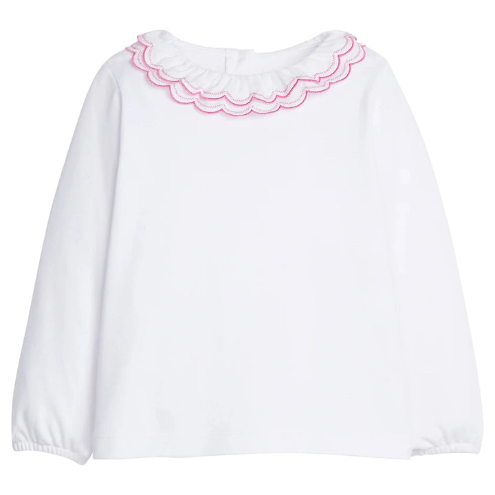 Double London Blouse - Hot Pink Girl Shirt Little English 