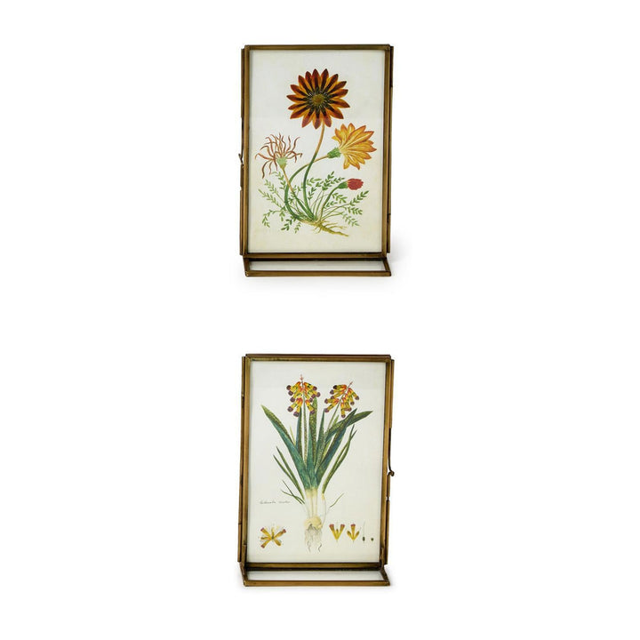 Double Sided Metal Photo Frames Picture Frames Two's Company 4x6 