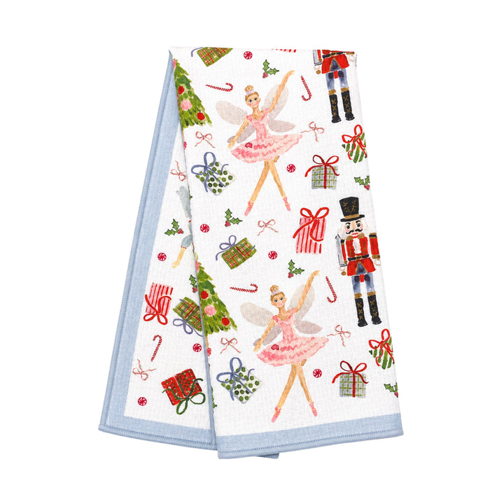 Double Sided Nutcracker Ballet Towel Tea Towels Keva 