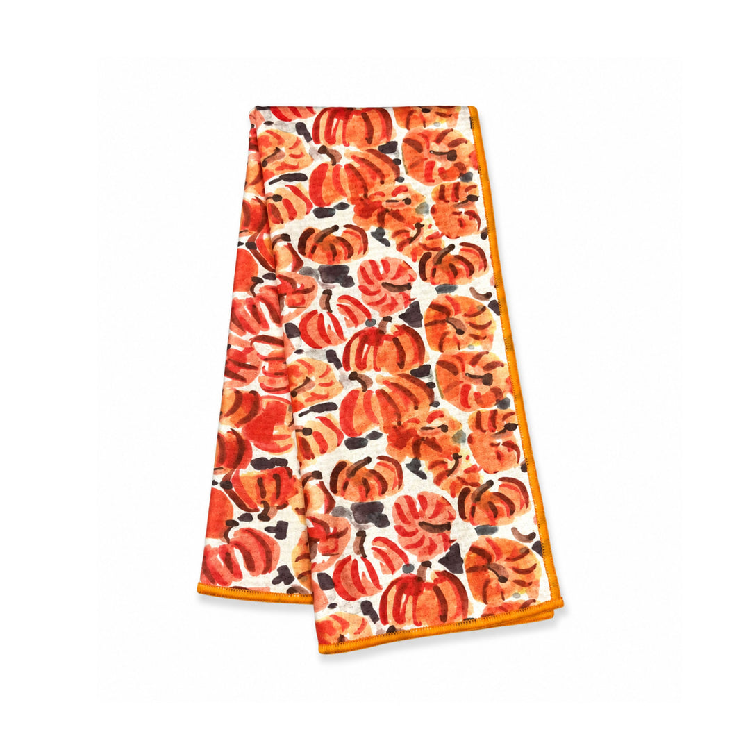 Double Sided Pumpkin Patch Tea Towel Tea Towels Keva 