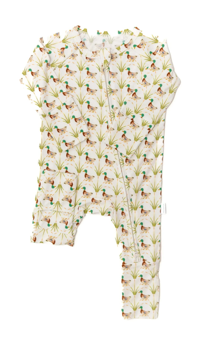 Ducks Sleep Romper Boy Romper The Uptown Baby 