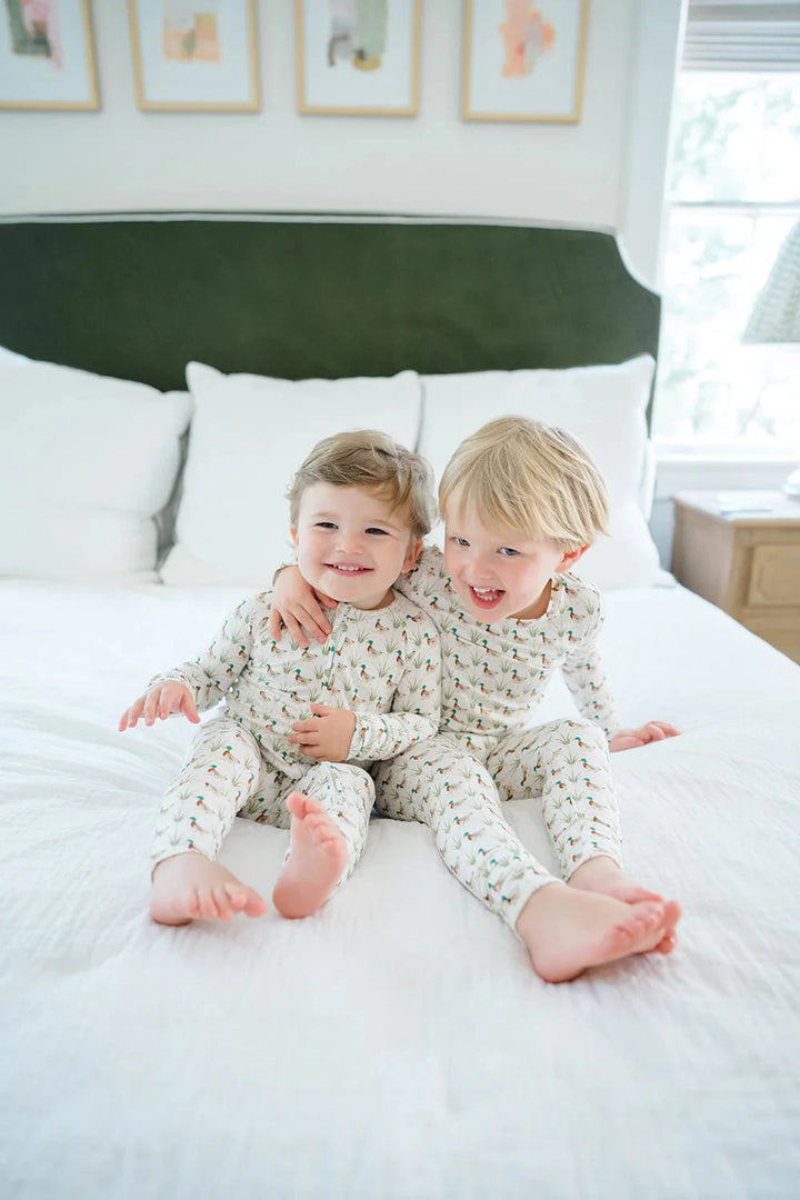 Ducks Sleep Romper Boy Romper The Uptown Baby 
