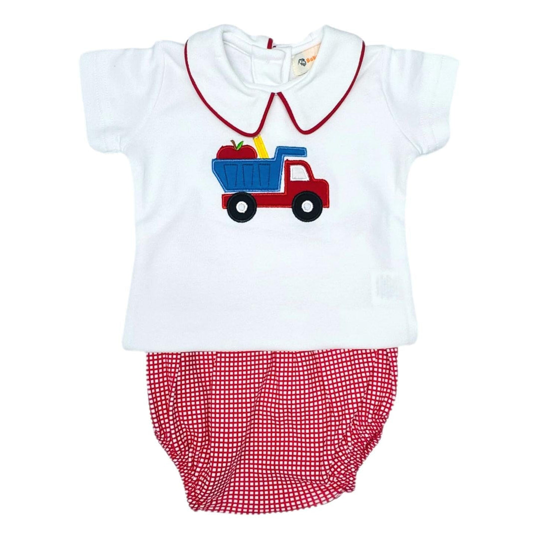 Dump Truck with Apple Diaper Set Boy Diaper Set Luigi 