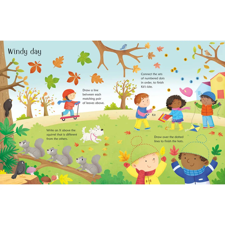 Wipe-Clean Activities Book - Fall Activities