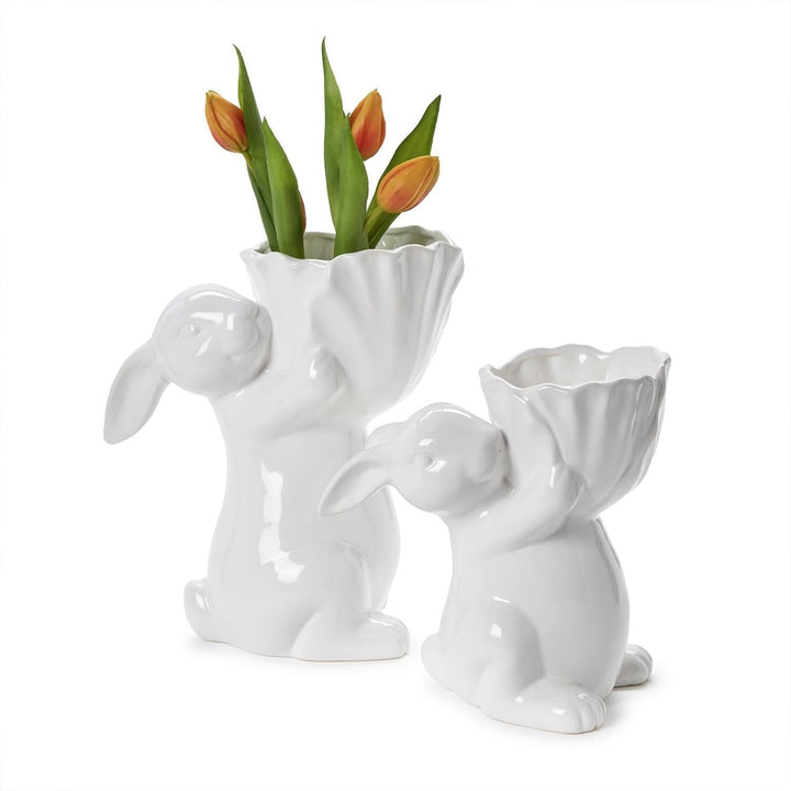 Easter Bunny Cachepot Planter Decor Easter Decorations Two's Company 