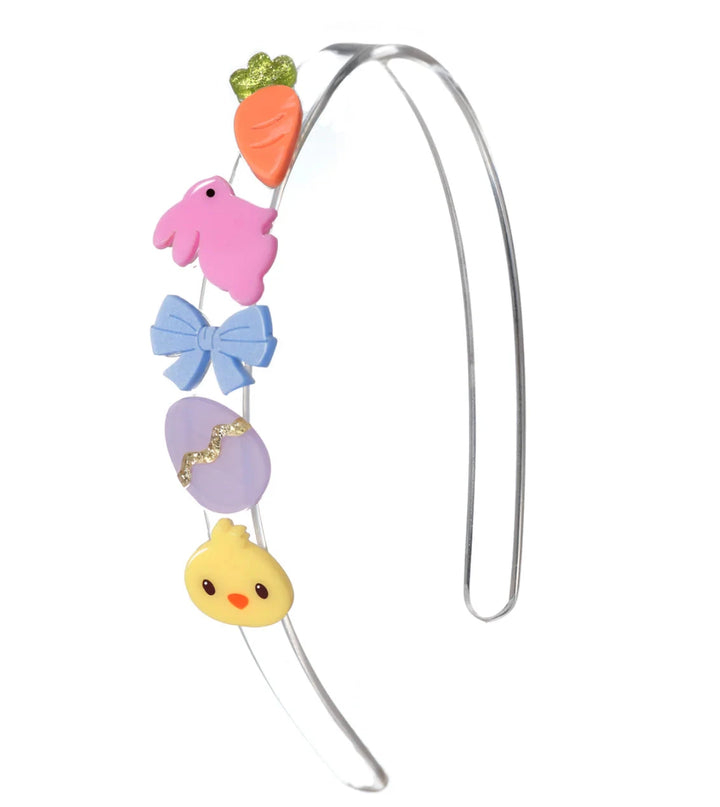 Easter Fun Headband Girl Headband Lilies and Roses 