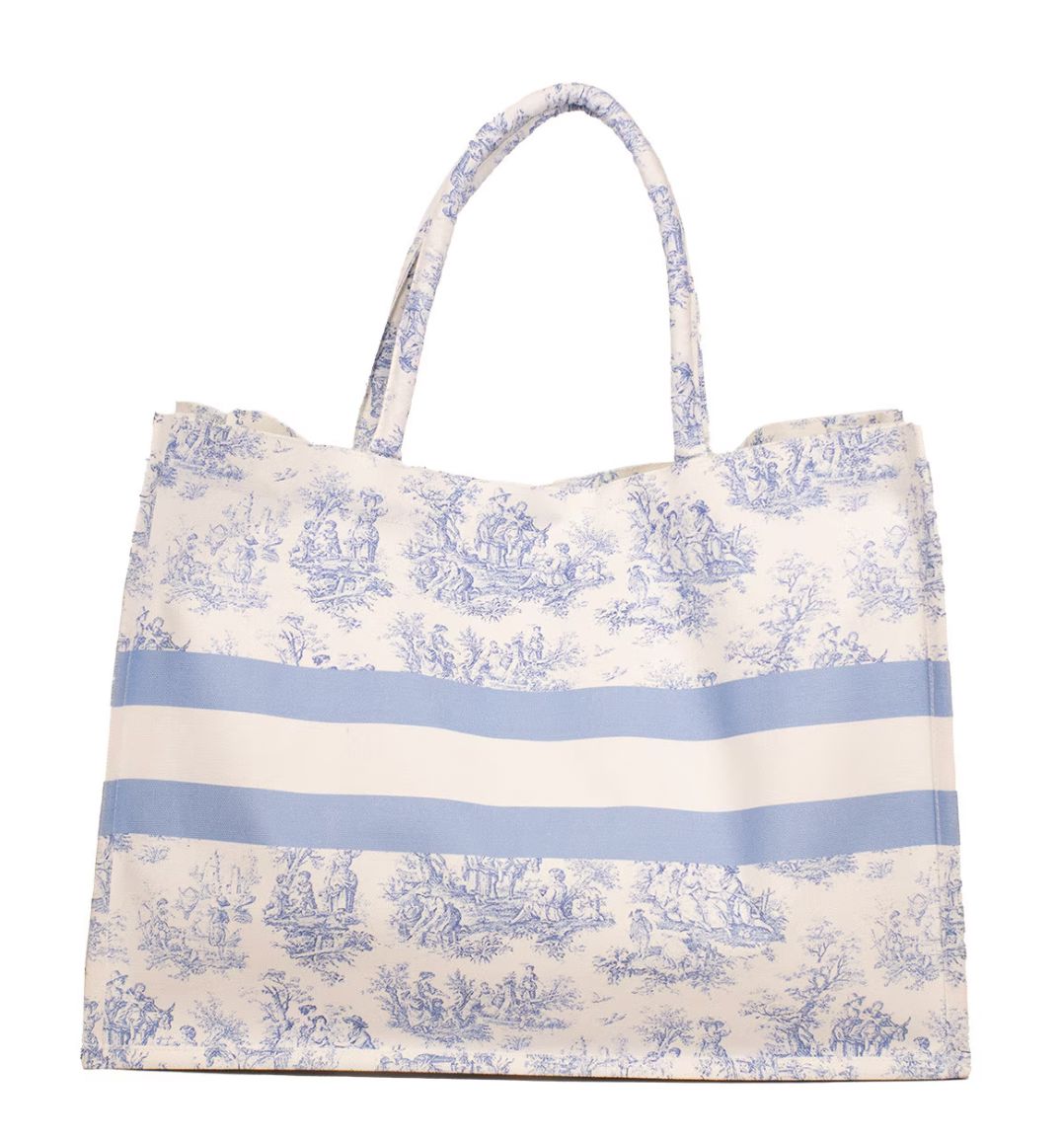 Eden Toile Classic Tote Tote The Royal Standard 