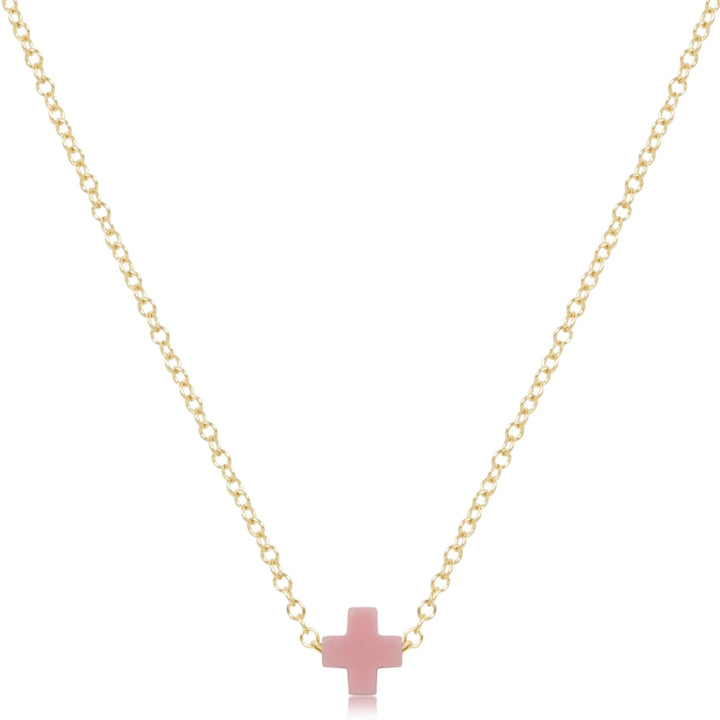 eGirl 14" Necklaces - Signature Cross Small Girl Necklace ENewton 