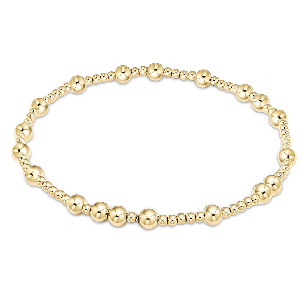eGirl Hope Unwritten 4mm Bead Bracelet - Gold Girl Bracelet ENewton 