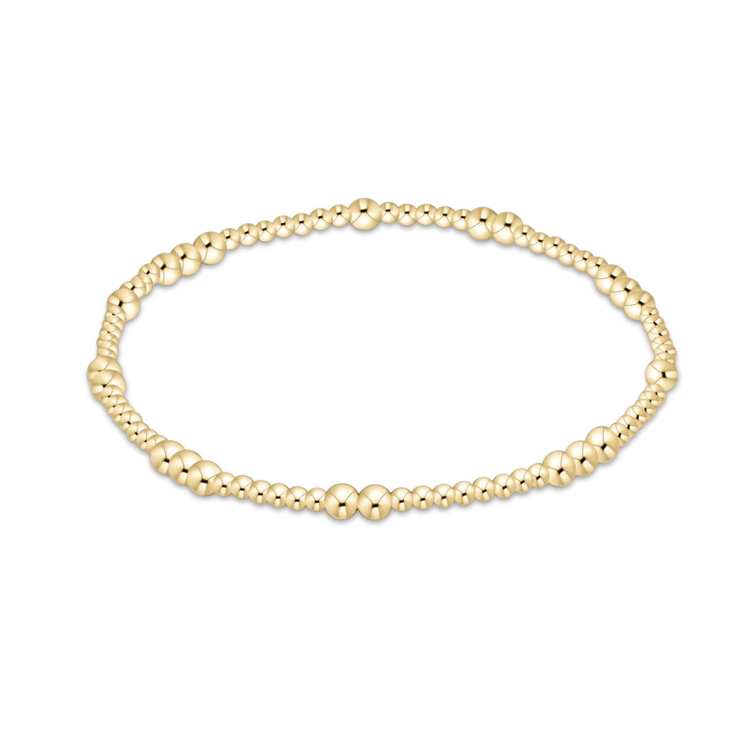 eGirl Hope Unwritten Bead Bracelet - Gold Girl Bracelet ENewton 3mm 