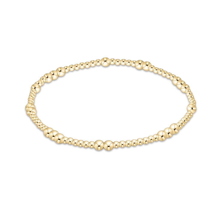 eGirl Hope Unwritten Bead Bracelet - Gold Girl Bracelet ENewton 3mm 