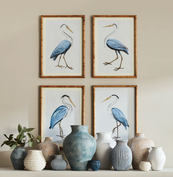 Elegant Blue Heron Prints Artwork Napa 