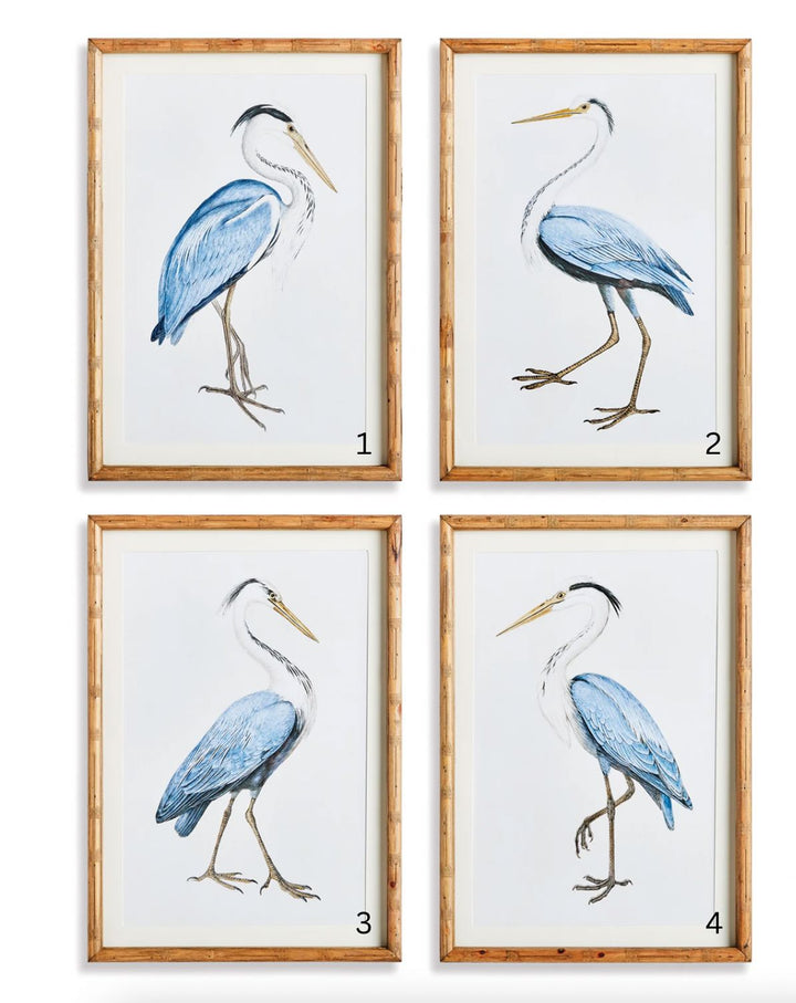 Elegant Blue Heron Prints Artwork Napa 