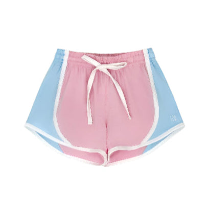 Elise Short - Cotton Candy Pink, Cotton Candy Blue, Pure Coconut Girl Shorts Set Athleisure 