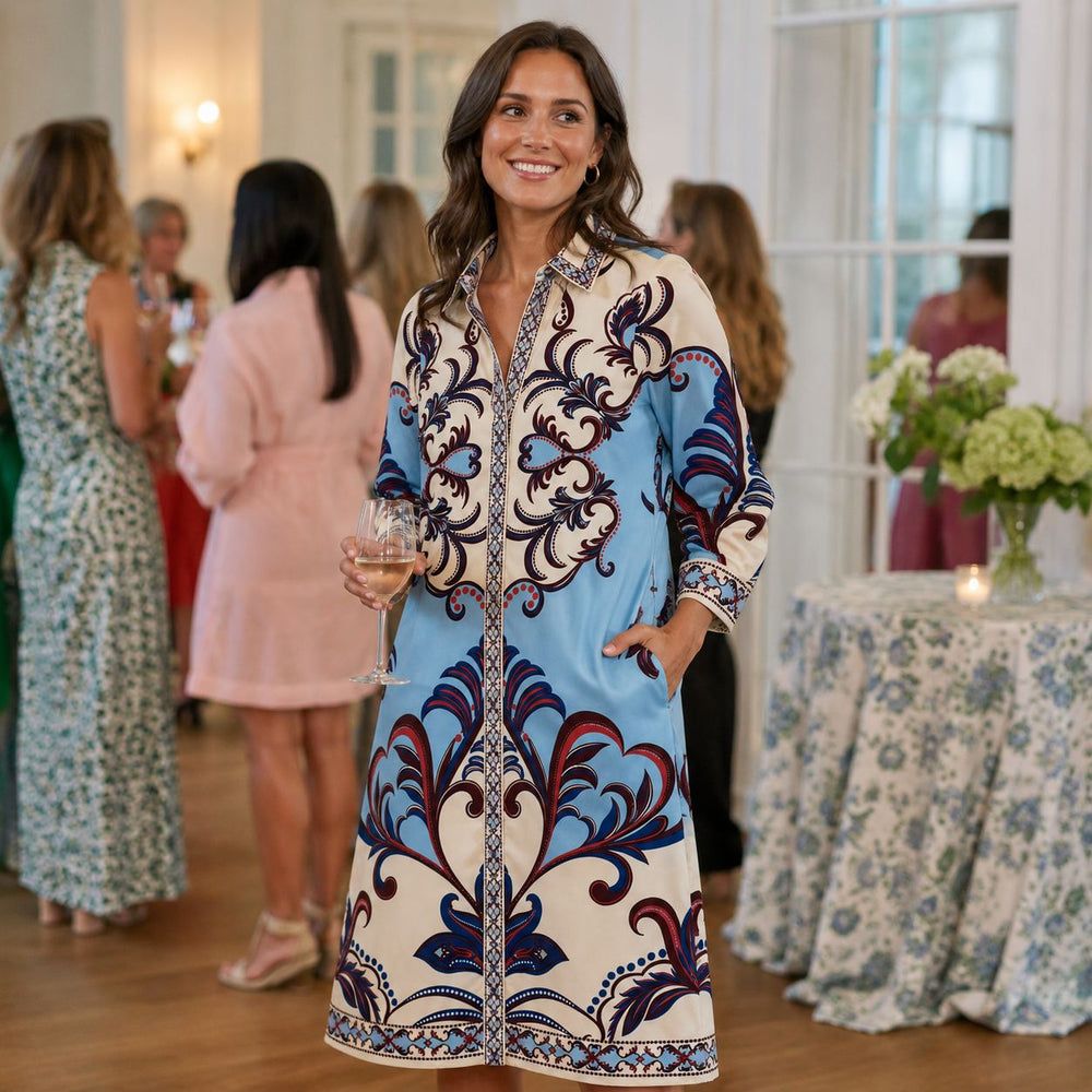 Eliza Dress - Arabesque Womens Dress Maude Vivante 