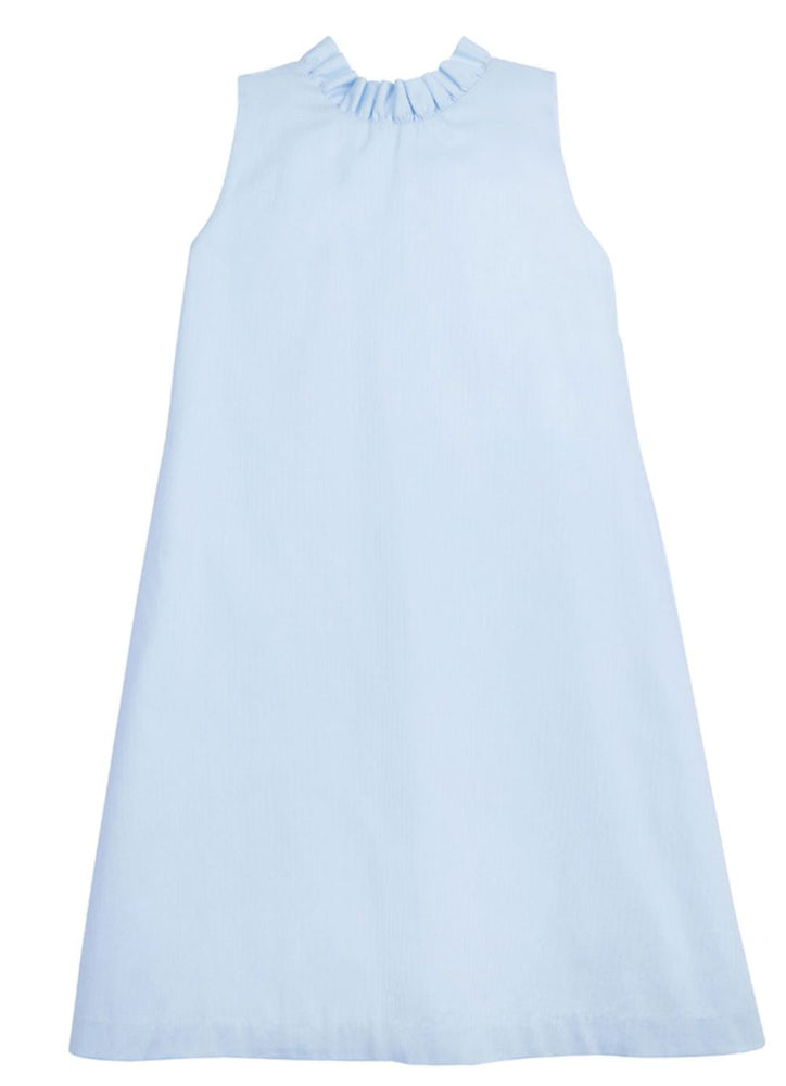 Elizabeth Dress with Bow Back - Light Blue Girl Dress Little English 
