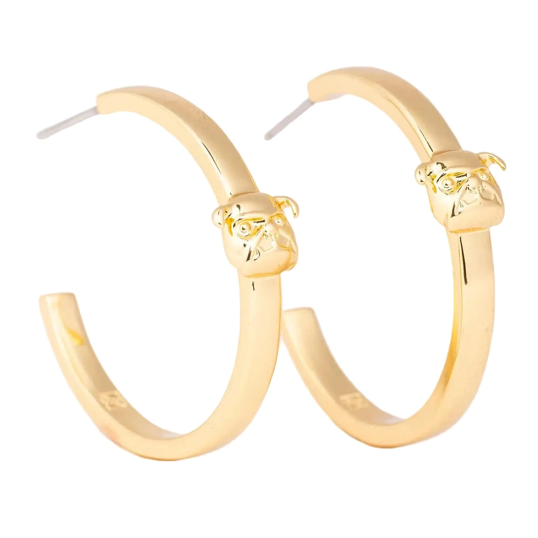 Eloise Bulldog Earrings- Gold Womens Earrings Michelle McDowell 