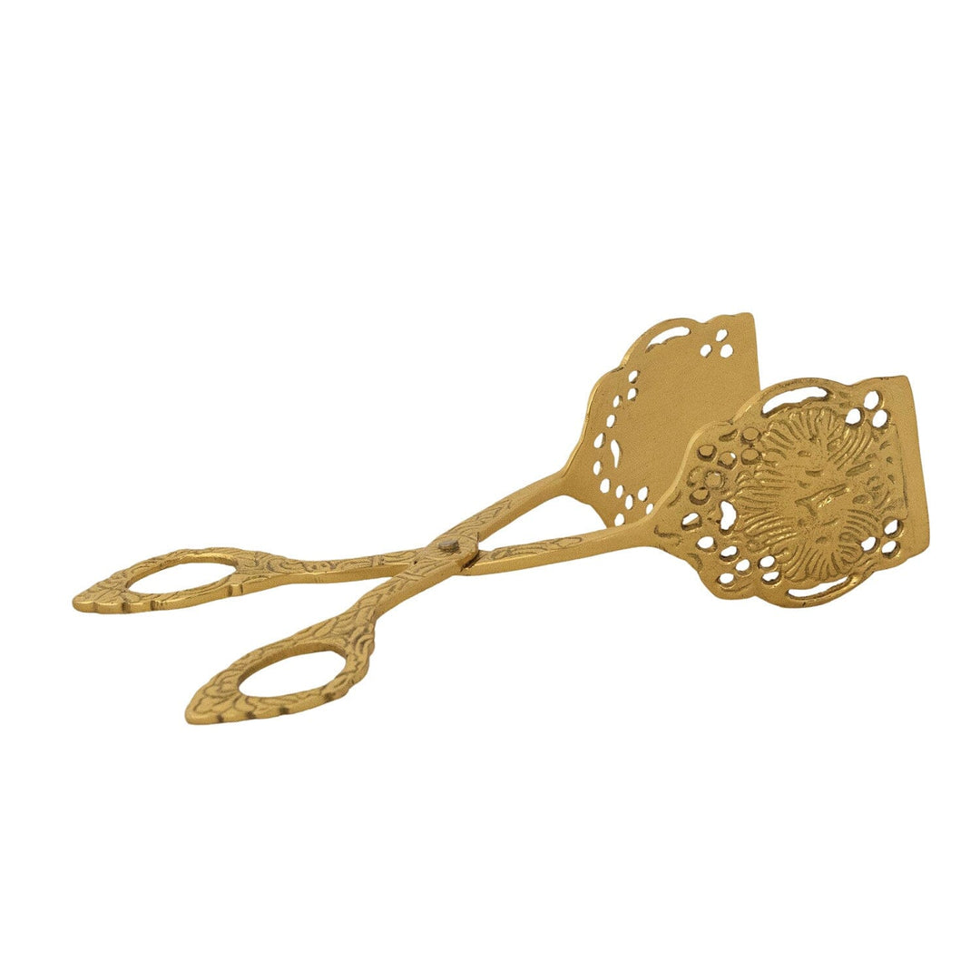 Embossed Brass Tongs Bar Tools Creative Co-Op 