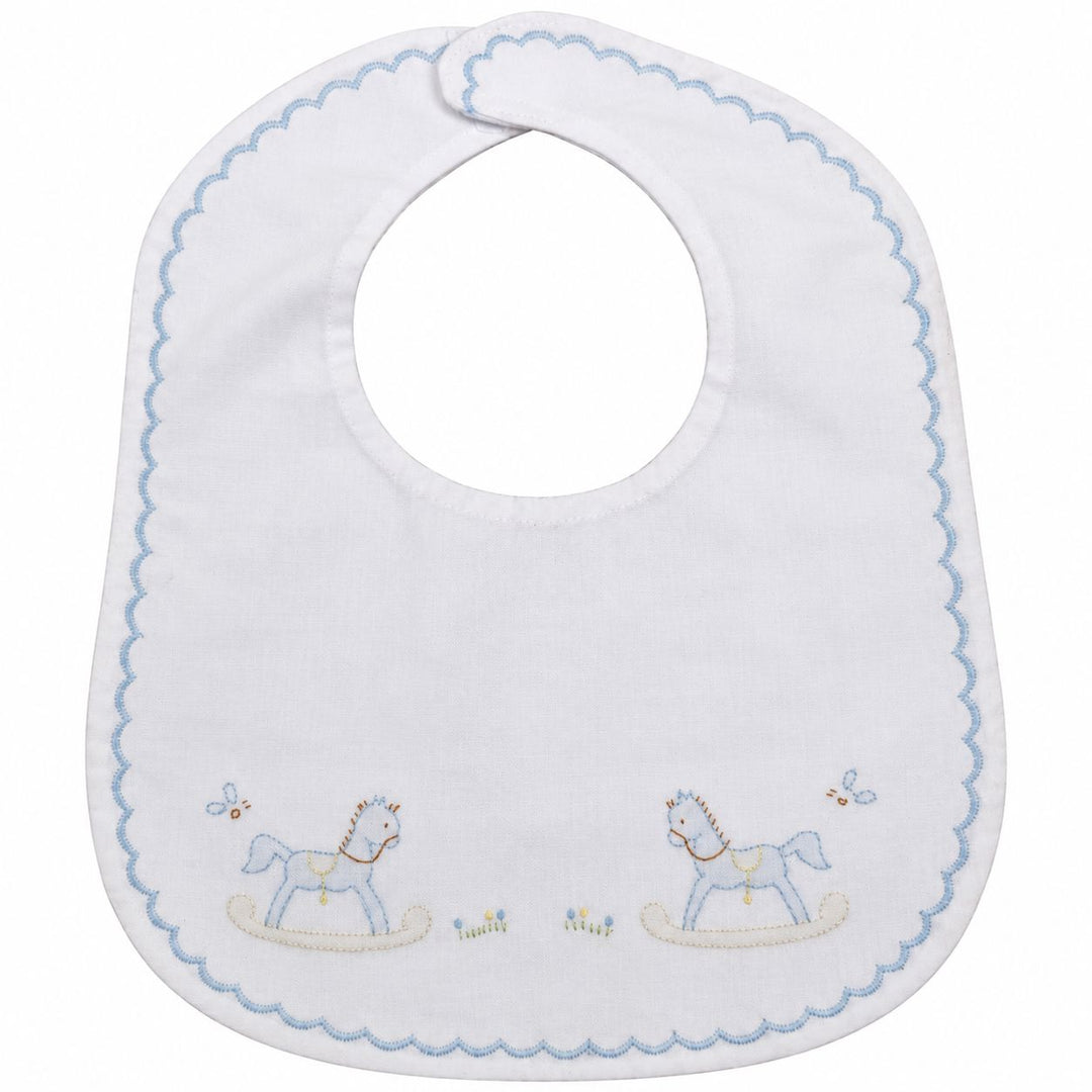 Embroidered Bib - Rocking Horse Bib Auraluz 
