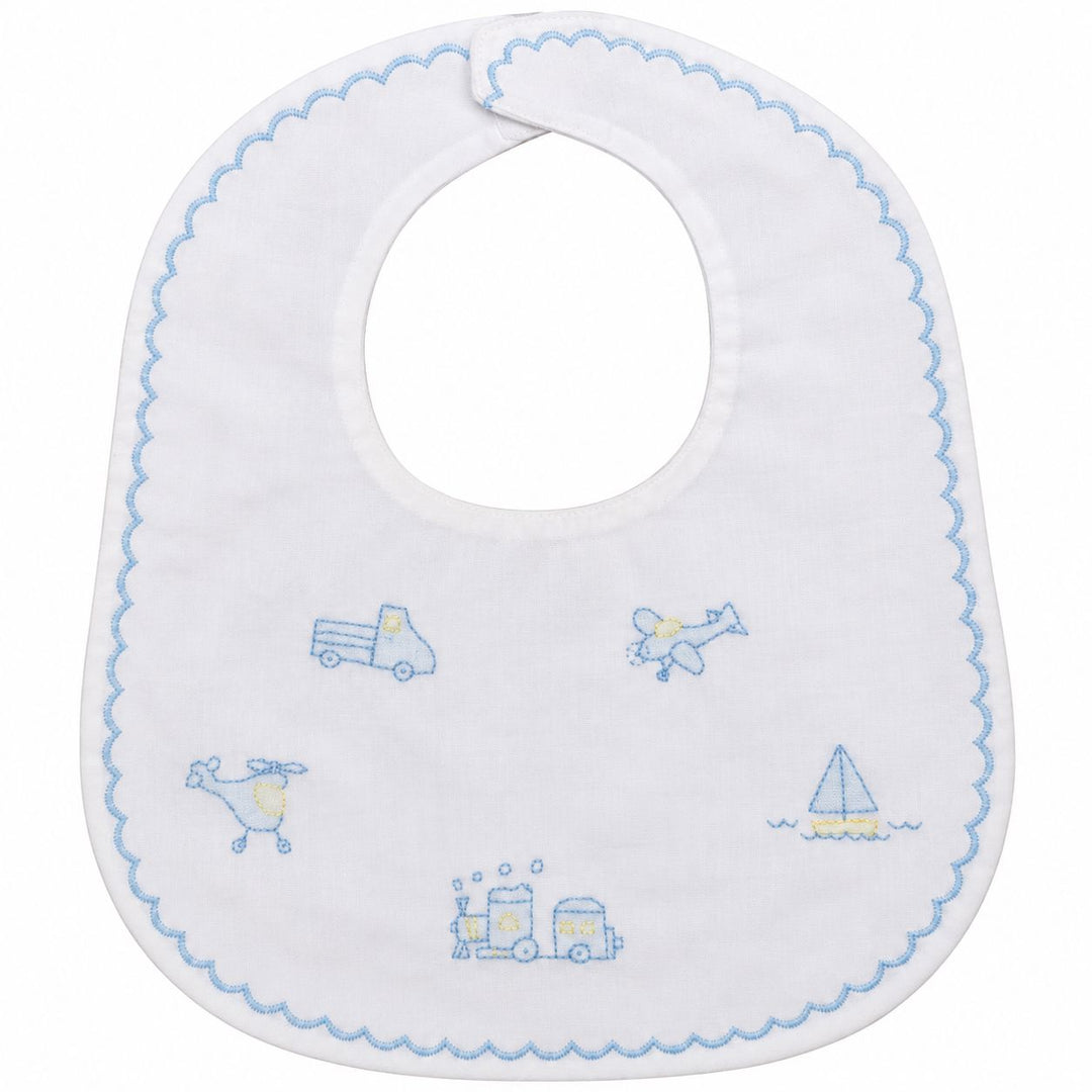 Embroidered Bib - Transportation Bib Auraluz 