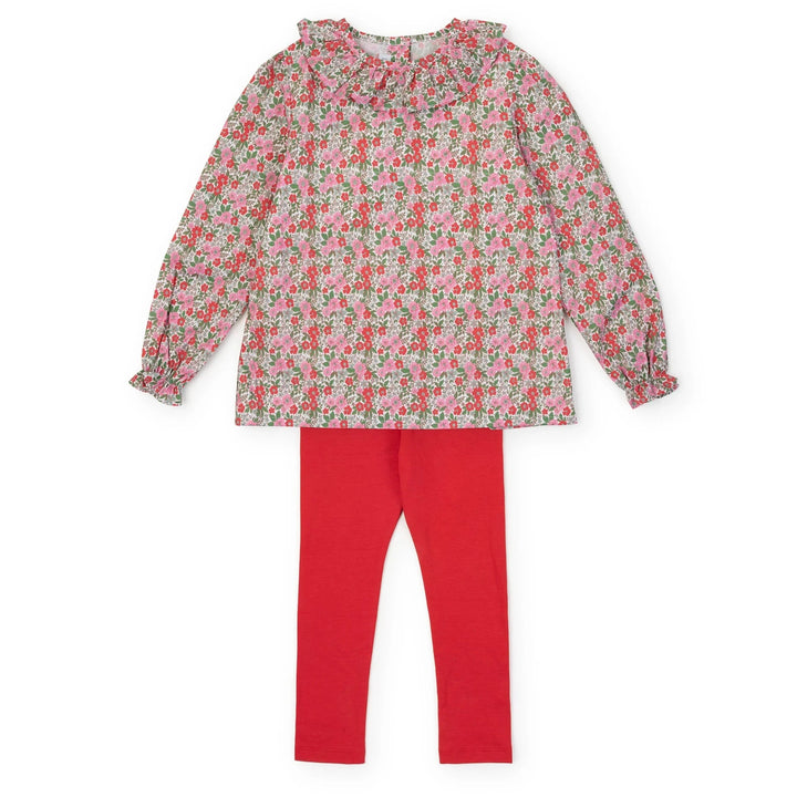 Emma Legging Set - Floral Noel Girl Pant Set Lila & Hayes 