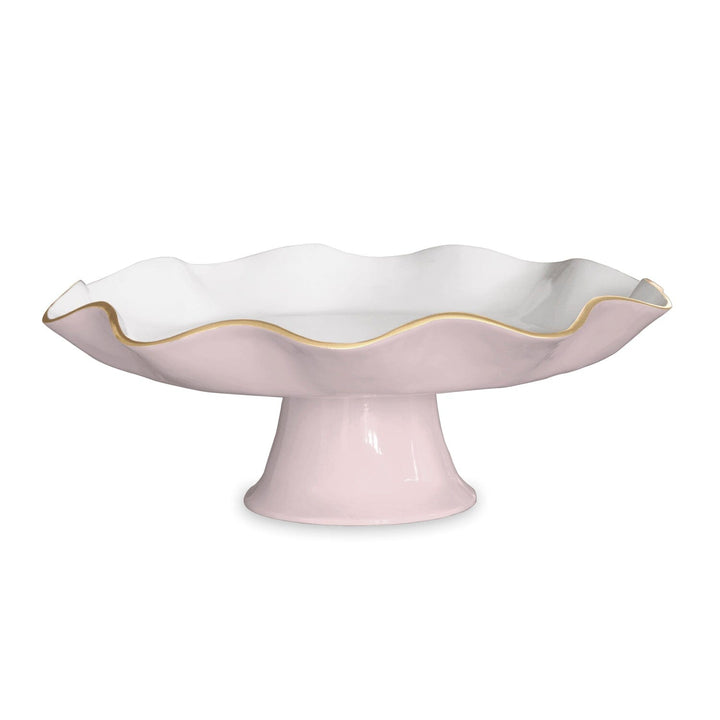 ENCANTO Carola Pedestal Cake Plate - Camellia and White Cake Stand Beatriz Ball 