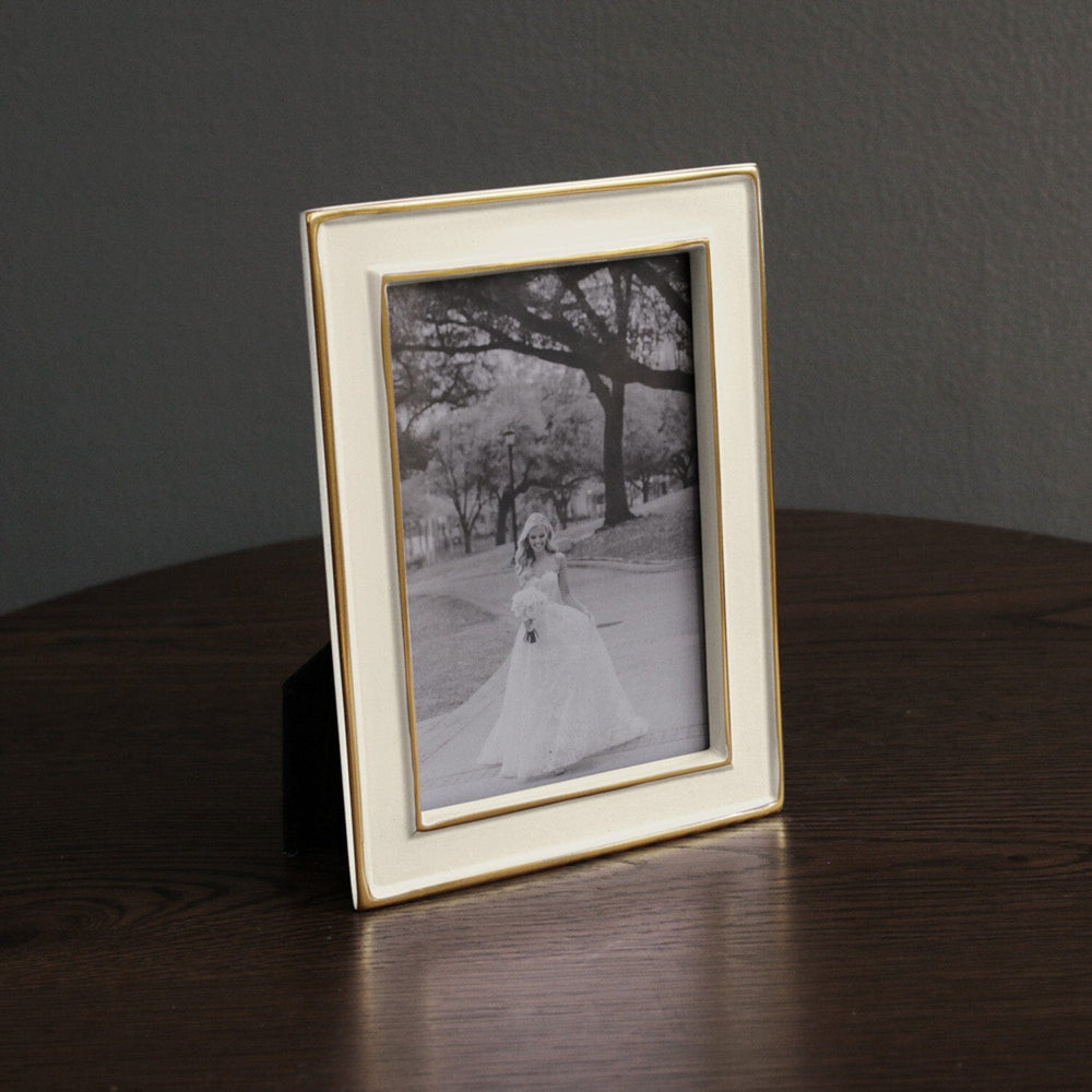 Encanto Jason Thin Frame 4 x 6 - Cream Picture Frames Beatriz Ball 