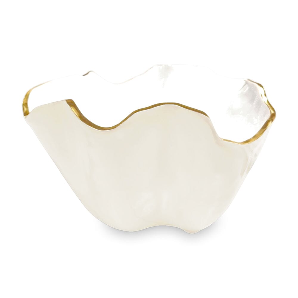 ENCANTO Onyx Ice Bucket - Cream and White Ice Bucket Beatriz Ball 