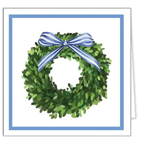 Enclosure Cards - Boxwood Wreath Gift Tags & Labels WH Hostess 