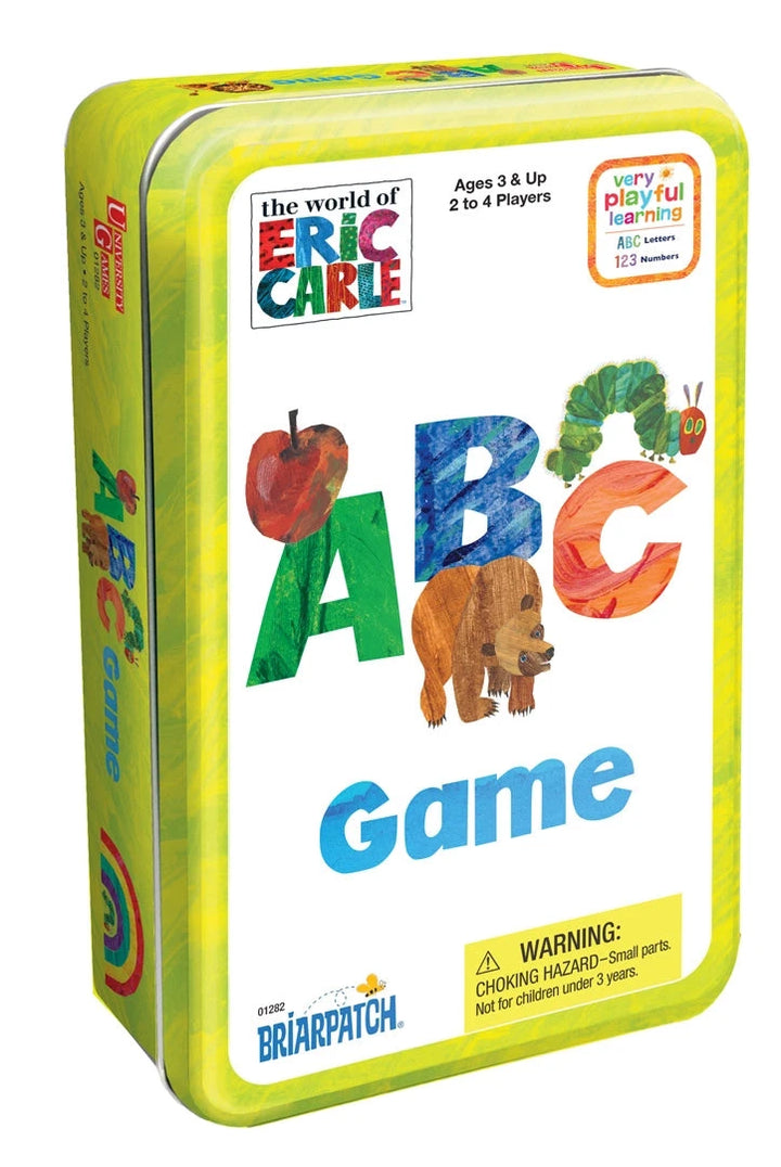 Eric Carle Abc Learning Cards Game Tin Card Game University Games 