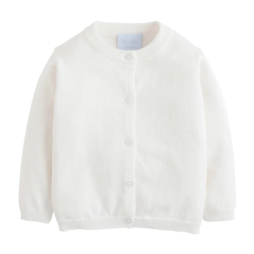 Essential Cardigan - White Girl Sweater Little English 