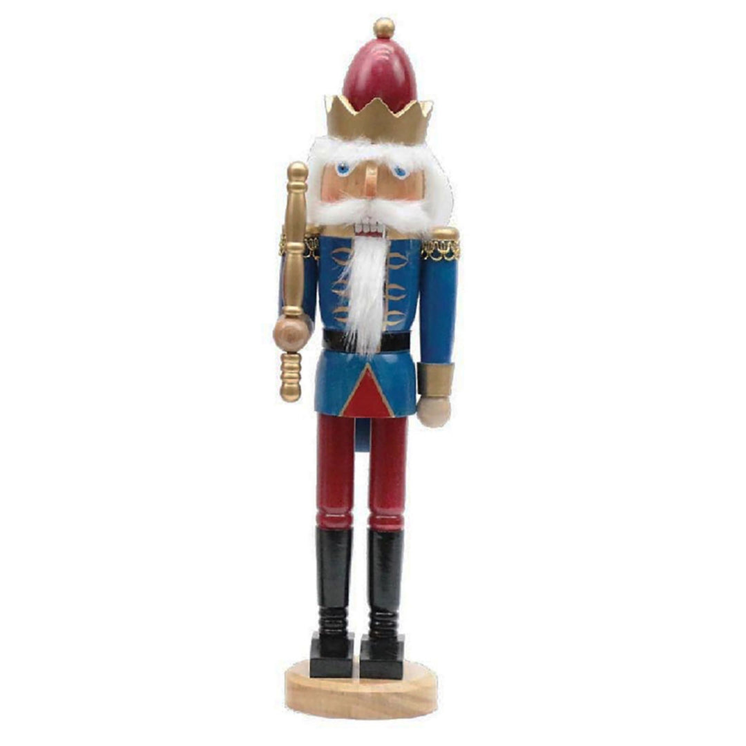 European Nutcrackers Christmas Decor Santa's Workshop Red Pants 
