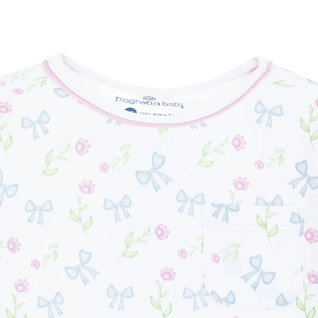 Evelyn's Classic NIghtdress - Sky Blue Girl Pajamas Magnolia Baby 